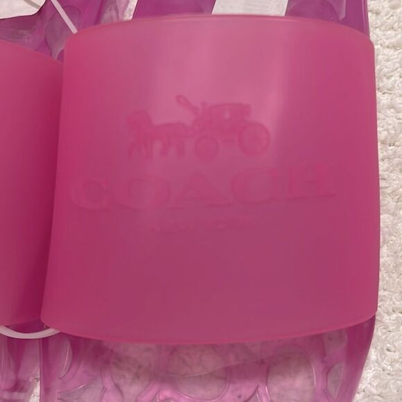 NWOB- Coach - 8. Pink Rubber Slides - Picture 4 of 5